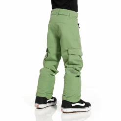 Rehall, Edge-R-Jr. Pantalones De Esquí Niños Turf Verde -PARQUE DE ESQUI rehall edge r jr ba skibroek gevoerd kinderen turf groen 22rehal131v7 BI 03