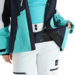 Rehall, Elly-R Chaqueta De Esquí Mujeres Jeans Azul -PARQUE DE ESQUI rehall elly r aa jas gevoerd dames jeans blauw 22rehal138v1 BI 07