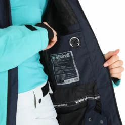 Rehall, Elly-R Chaqueta De Esquí Mujeres Jeans Azul -PARQUE DE ESQUI rehall elly r aa jas gevoerd dames jeans blauw 22rehal138v1 BI 09