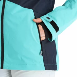 Rehall, Elly-R Chaqueta De Esquí Mujeres Jeans Azul -PARQUE DE ESQUI rehall elly r aa jas gevoerd dames jeans blauw 22rehal138v1 BI 13