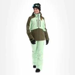 Rehall, Elly-R Chaqueta De Esquí Mujeres Pastel Verde