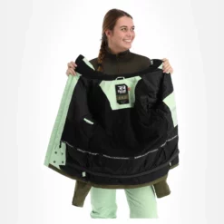 Rehall, Elly-R Chaqueta De Esquí Mujeres Pastel Verde -PARQUE DE ESQUI rehall elly r aa jas gevoerd dames pastel groen 22rehal138v2 BI 06