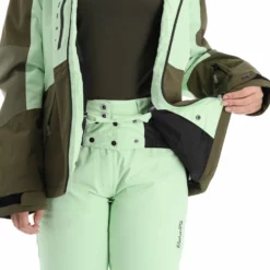Rehall, Elly-R Chaqueta De Esquí Mujeres Pastel Verde -PARQUE DE ESQUI rehall elly r aa jas gevoerd dames pastel groen 22rehal138v2 BI 07