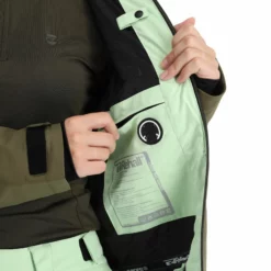 Rehall, Elly-R Chaqueta De Esquí Mujeres Pastel Verde -PARQUE DE ESQUI rehall elly r aa jas gevoerd dames pastel groen 22rehal138v2 BI 09