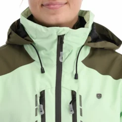 Rehall, Elly-R Chaqueta De Esquí Mujeres Pastel Verde -PARQUE DE ESQUI rehall elly r aa jas gevoerd dames pastel groen 22rehal138v2 BI 10