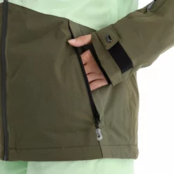 Rehall, Elly-R Chaqueta De Esquí Mujeres Pastel Verde -PARQUE DE ESQUI rehall elly r aa jas gevoerd dames pastel groen 22rehal138v2 BI 12