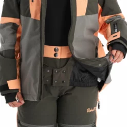 Rehall, Evy-R Chaqueta De Esquí Mujeres Gunmetal Gris -PARQUE DE ESQUI rehall evy r aa jas gevoerd dames gunmetal grijs 22rehal139v4 BI 07