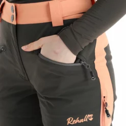 Rehall, Jaydi-R Pantalones De Esquí Mujeres Graphite Gris -PARQUE DE ESQUI rehall jaydi r ba skibroek gevoerd dames graphite grijs 22rehal147v6 BI 09