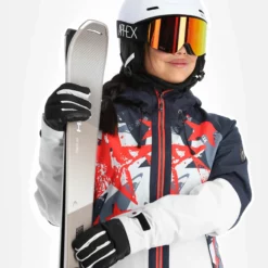 Rehall, Kiki-R Chaqueta De Esquí Mujeres Jeans Azul -PARQUE DE ESQUI rehall kiki r aa jas gevoerd dames jeans blauw 22rehal142v5 BI 05