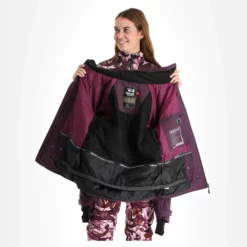 Rehall, Kiki-R Chaqueta De Esquí Mujeres Snake Rosa -PARQUE DE ESQUI rehall kiki r aa jas gevoerd dames snake roze 22rehal142v1 BI 06