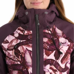 Rehall, Kiki-R Chaqueta De Esquí Mujeres Snake Rosa -PARQUE DE ESQUI rehall kiki r aa jas gevoerd dames snake roze 22rehal142v1 BI 11