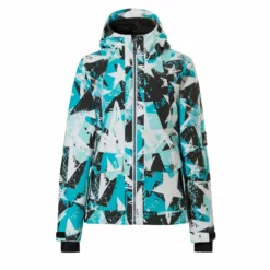 Rehall, Lilly-R-Jr. Chaqueta De Esquí Niños Stars Aqua Azul