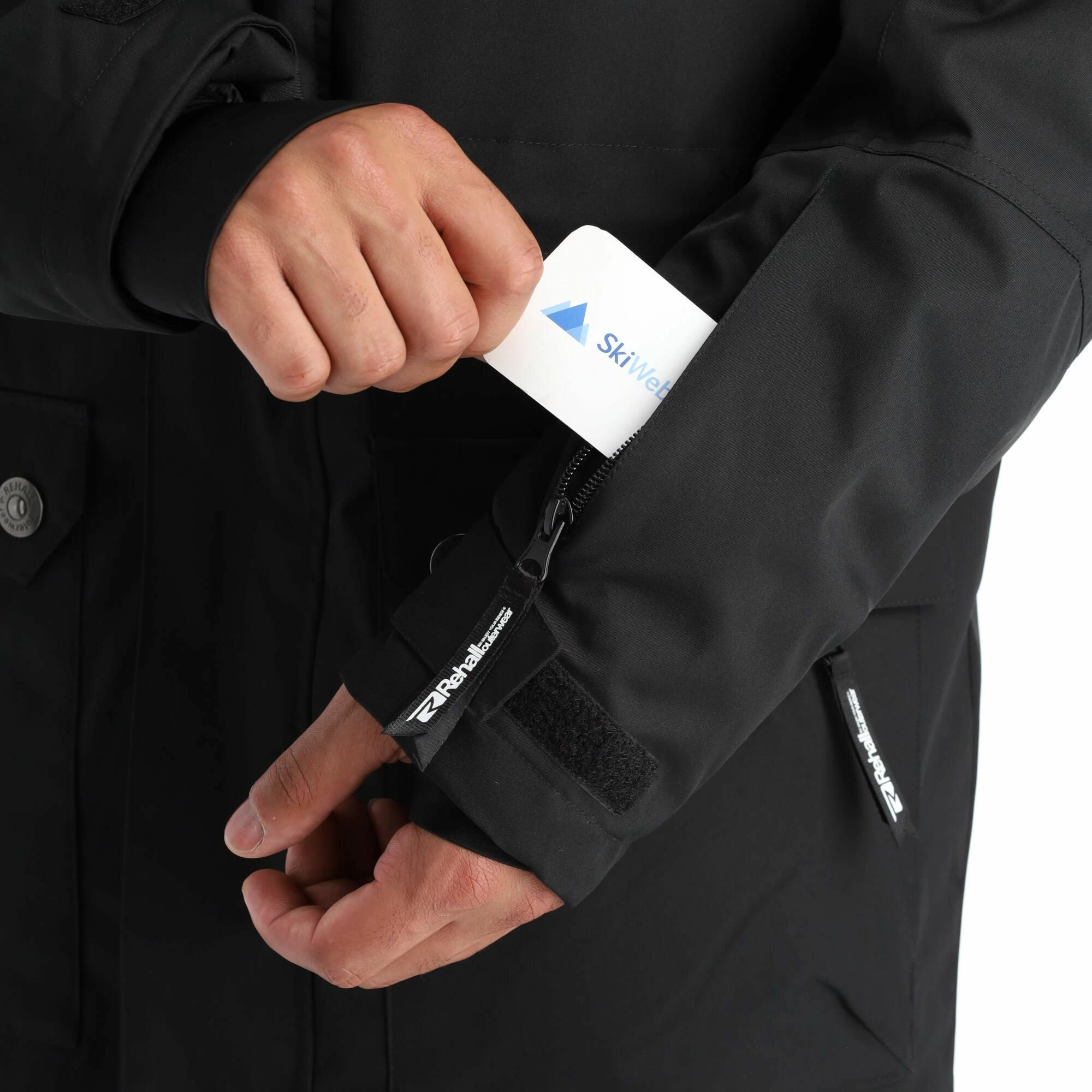 Rehall, Mason-R Chaqueta De Esquí Hombres Negro 8 Rehall, Mason-R Chaqueta De Esquí Hombres Negro - Imagen 8