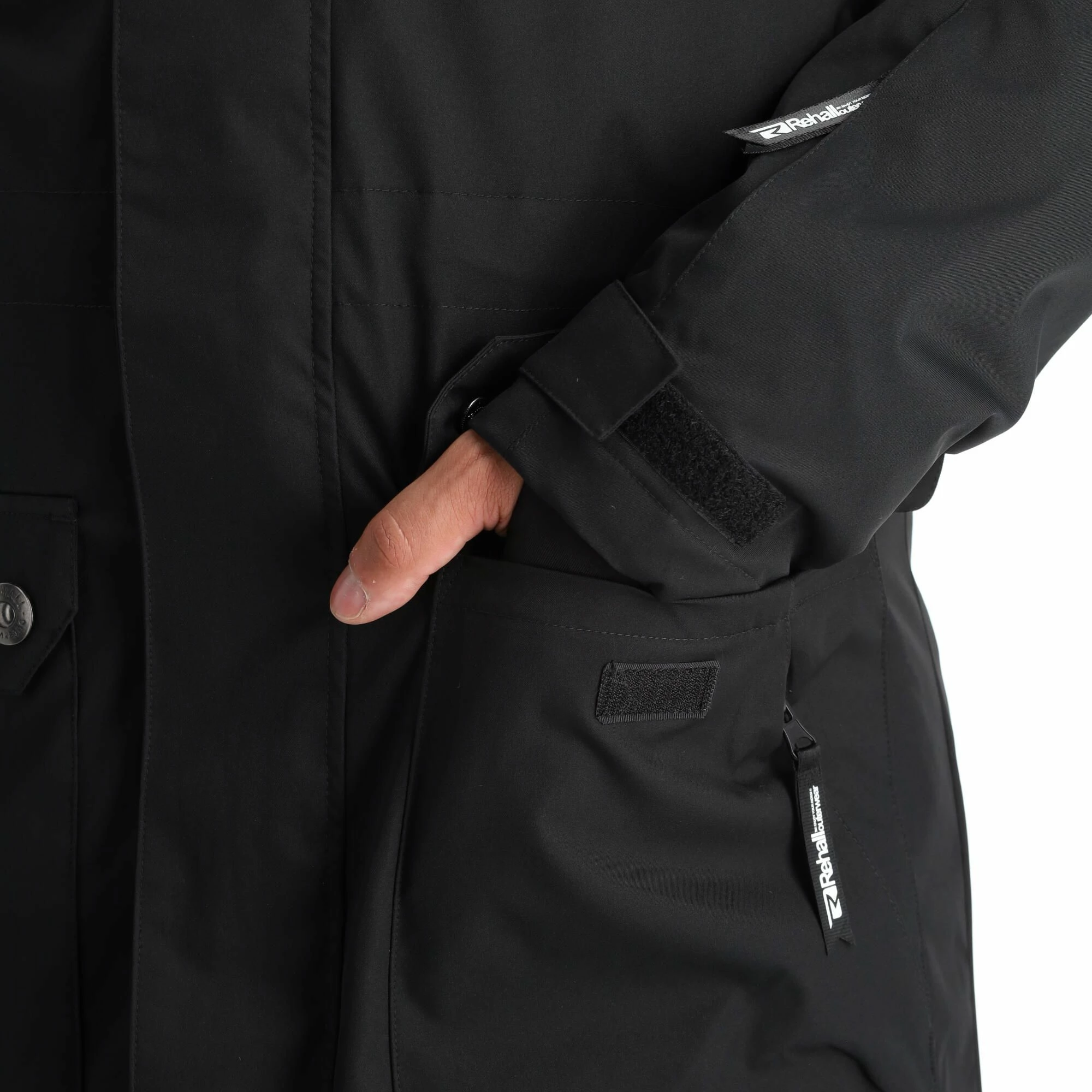 Rehall, Mason-R Chaqueta De Esquí Hombres Negro 11 Rehall, Mason-R Chaqueta De Esquí Hombres Negro - Imagen 11