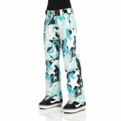 Rehall, Vera-R-Jr. Pantalones De Esquí Niños Stars Aqua Azul