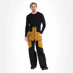 Rock Experience, Snowmass Pantalones De Esquí Hardshell Hombres Caviar Golden Marrón