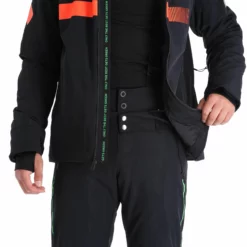 Rossignol, Hero Course Chaqueta De Esquí Hombres Negro -PARQUE DE ESQUI rossignol hero course aa jas gevoerd heren zwart 22rossi111v1 BI 08
