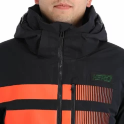 Rossignol, Hero Course Chaqueta De Esquí Hombres Negro -PARQUE DE ESQUI rossignol hero course aa jas gevoerd heren zwart 22rossi111v1 BI 11