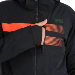 Rossignol, Hero Course Chaqueta De Esquí Hombres Negro -PARQUE DE ESQUI rossignol hero course aa jas gevoerd heren zwart 22rossi111v1 BI 13