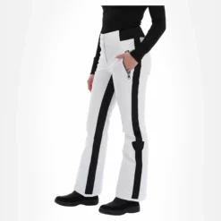 Rossignol, Stellar Jc De Castelbajac Pantalones De Esquí Mujeres Blanco -PARQUE DE ESQUI rossignol stellar jc de castelbajac ba skibroek gevoerd dames wit 22rossi109v1 BI 04