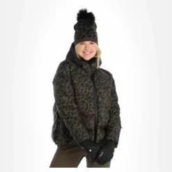 Sportalm Kitzbühel, 9820552135 Chaqueta De Esquí Mujeres Olive Negro, Verde -PARQUE DE ESQUI sportalm kitzbuhel 9820552135 aa jas gevoerd dames olive groen 22sport105v1 BI 04