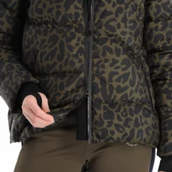 Sportalm Kitzbühel, 9820552135 Chaqueta De Esquí Mujeres Olive Negro, Verde -PARQUE DE ESQUI sportalm kitzbuhel 9820552135 aa jas gevoerd dames olive groen 22sport105v1 BI 10
