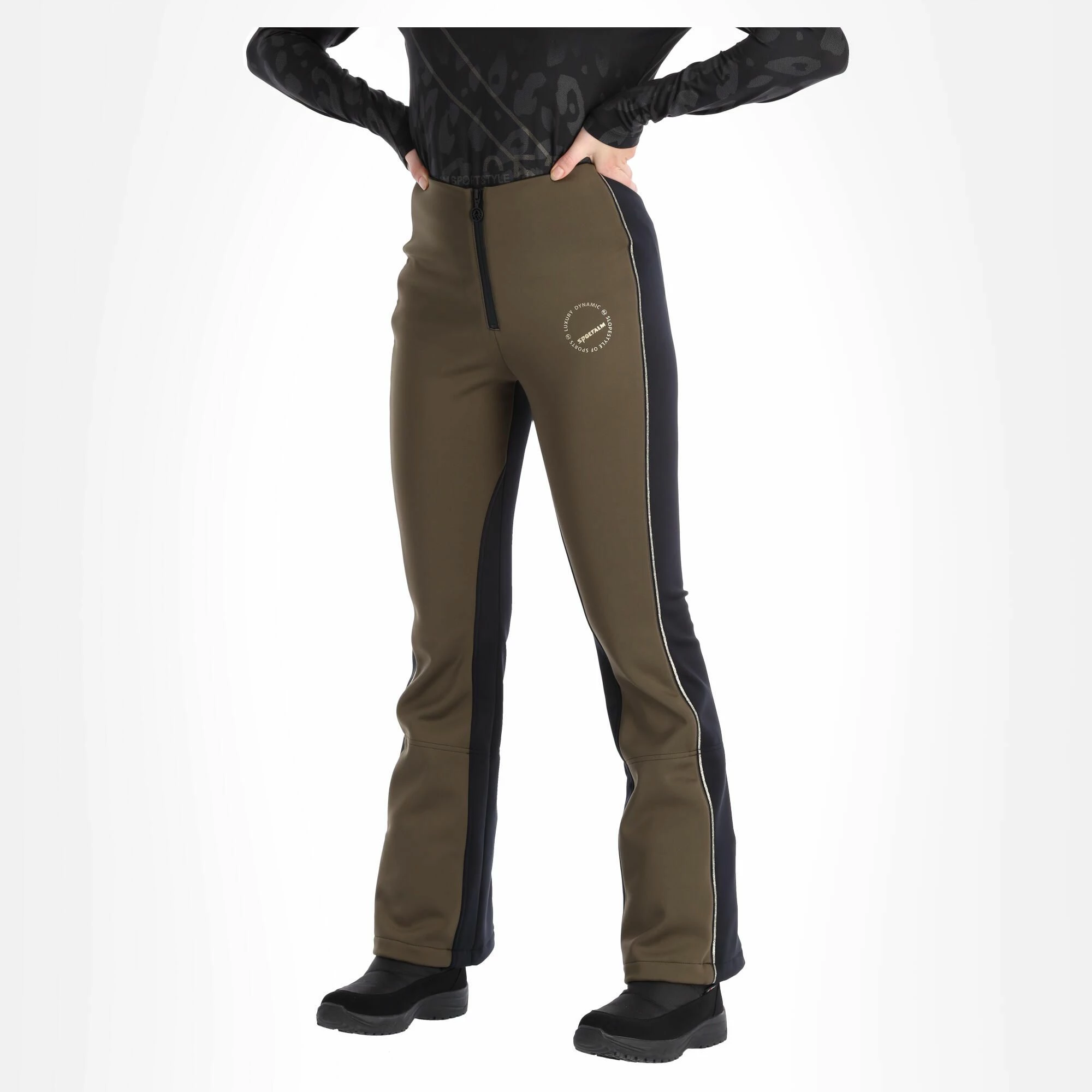 Sportalm Kitzbühel, 9828008545 Pantalones De Esquí Softshell Mujeres Olive Negro, Verde 2 Sportalm Kitzbühel, 9828008545 Pantalones De Esquí Softshell Mujeres Olive Negro, Verde - Imagen 2
