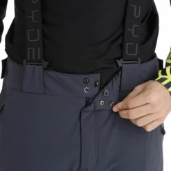 Spyder, Dare Pantalones De Esquí Hombres Ebony Gris -PARQUE DE ESQUI spyder dare ba skibroek gevoerd heren ebony grijs 22spyde140v9 BI 05