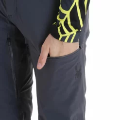 Spyder, Dare Pantalones De Esquí Hombres Ebony Gris -PARQUE DE ESQUI spyder dare ba skibroek gevoerd heren ebony grijs 22spyde140v9 BI 11