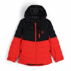 Spyder, Impulse Synthetic Chaqueta De Esquí Niños Volcano Rojo