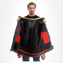 Spyder, Leader Chaqueta De Esquí Hombres Ebony Gris 21 Spyder, Leader Chaqueta De Esquí Hombres Ebony Gris -PARQUE DE ESQUI spyder leader aa jas gevoerd heren ebony grijs 22spyde133v4 BI 06