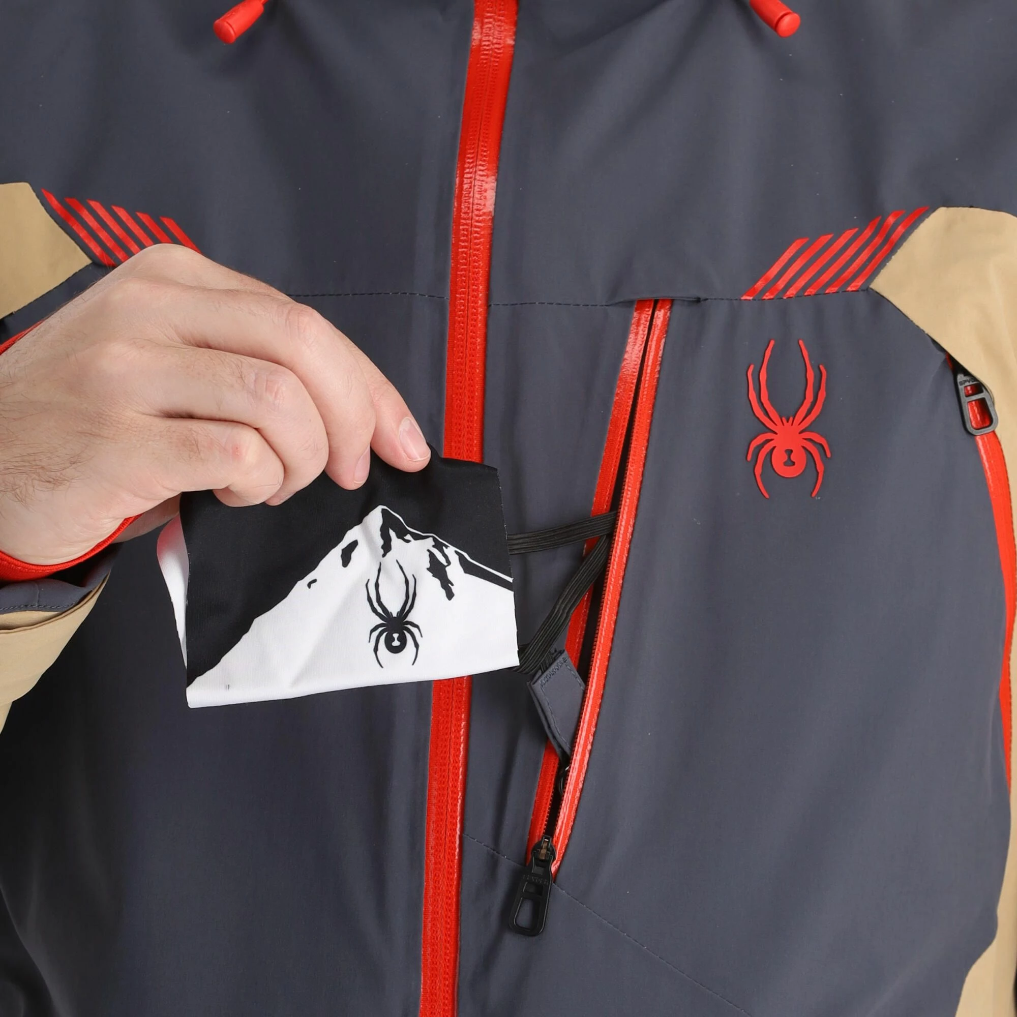 Spyder, Leader Chaqueta De Esquí Hombres Ebony Gris 12 Spyder, Leader Chaqueta De Esquí Hombres Ebony Gris - Imagen 12