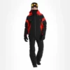 Spyder, Monterosa Gtx Chaqueta De Esquí Hombres Volcano Negro, Rojo