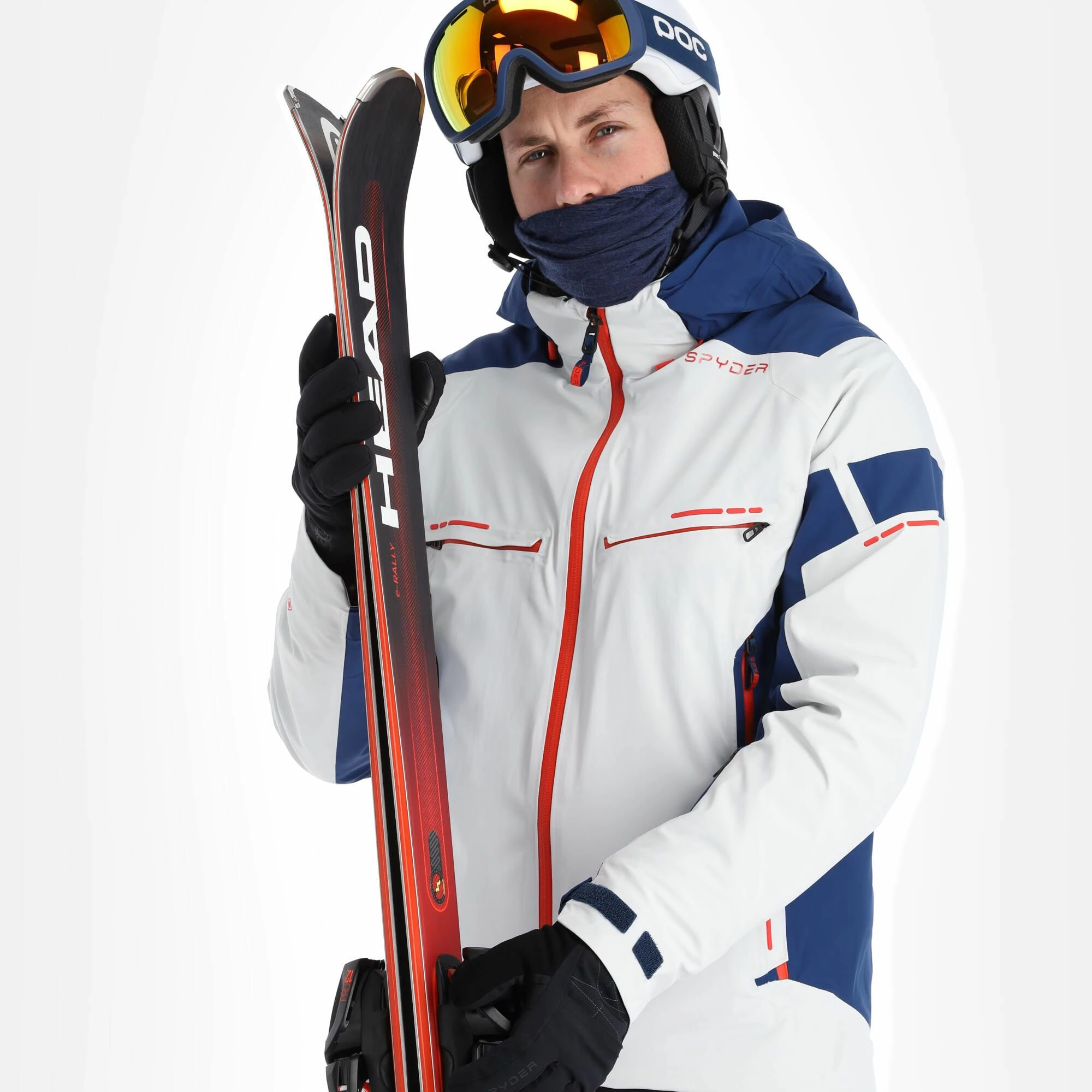 Spyder, Monterosa Gtx Chaqueta De Esquí Hombres Glacier Azul, Blanco 5 Spyder, Monterosa Gtx Chaqueta De Esquí Hombres Glacier Azul, Blanco - Imagen 5