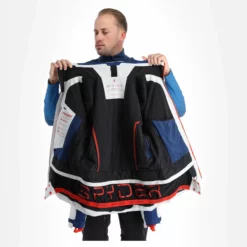 Spyder, Monterosa Gtx Chaqueta De Esquí Hombres Glacier Azul, Blanco 21 Spyder, Monterosa Gtx Chaqueta De Esquí Hombres Glacier Azul, Blanco -PARQUE DE ESQUI spyder monterosa gtx aa jas gevoerd heren glacier blauw wit 22spyde116v2 BI 06