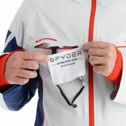 Spyder, Monterosa Gtx Chaqueta De Esquí Hombres Glacier Azul, Blanco 26 Spyder, Monterosa Gtx Chaqueta De Esquí Hombres Glacier Azul, Blanco -PARQUE DE ESQUI spyder monterosa gtx aa jas gevoerd heren glacier blauw wit 22spyde116v2 BI 11