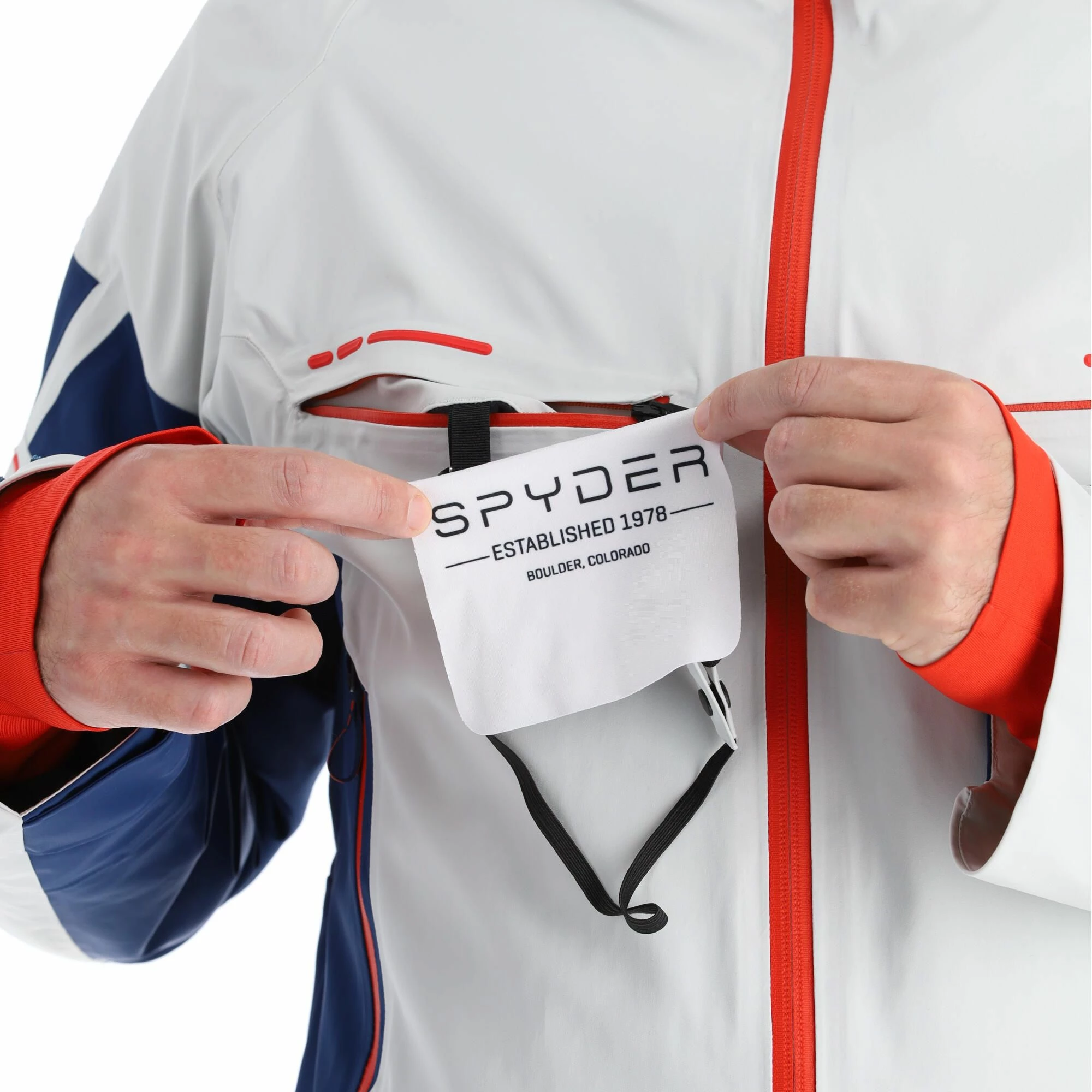 Spyder, Monterosa Gtx Chaqueta De Esquí Hombres Glacier Azul, Blanco 11 Spyder, Monterosa Gtx Chaqueta De Esquí Hombres Glacier Azul, Blanco - Imagen 11