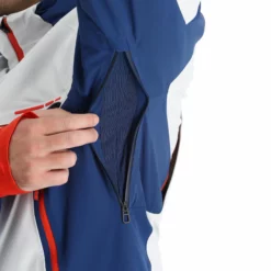 Spyder, Monterosa Gtx Chaqueta De Esquí Hombres Glacier Azul, Blanco 29 Spyder, Monterosa Gtx Chaqueta De Esquí Hombres Glacier Azul, Blanco -PARQUE DE ESQUI spyder monterosa gtx aa jas gevoerd heren glacier blauw wit 22spyde116v2 BI 14