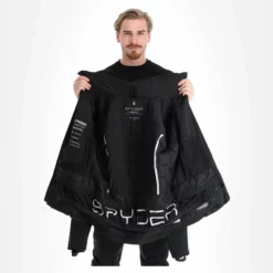 Spyder, Pinnacle Gtx Chaqueta De Esquí Hombres Negro -PARQUE DE ESQUI spyder pinnacle gtx aa jas gevoerd heren zwart 22spyde131v1 BI 06