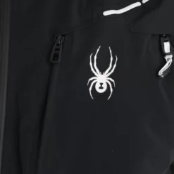 Spyder, Pinnacle Gtx Chaqueta De Esquí Hombres Negro -PARQUE DE ESQUI spyder pinnacle gtx aa jas gevoerd heren zwart 22spyde131v1 BI 09
