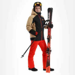 Spyder, Seventy - Eight Chaqueta De Esquí Hombres Charcoal Marrón, Negro