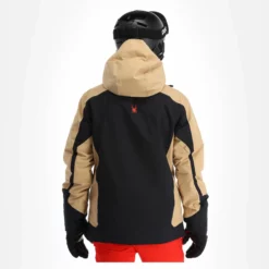 Spyder, Seventy - Eight Chaqueta De Esquí Hombres Charcoal Marrón, Negro -PARQUE DE ESQUI spyder seventy eight aa jas gevoerd heren charcoal bruin zwart 22spyde135v2 BI 03