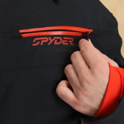 Spyder, Seventy - Eight Chaqueta De Esquí Hombres Charcoal Marrón, Negro -PARQUE DE ESQUI spyder seventy eight aa jas gevoerd heren charcoal bruin zwart 22spyde135v2 BI 13