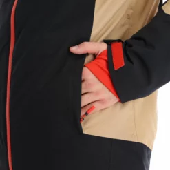 Spyder, Seventy - Eight Chaqueta De Esquí Hombres Charcoal Marrón, Negro -PARQUE DE ESQUI spyder seventy eight aa jas gevoerd heren charcoal bruin zwart 22spyde135v2 BI 15