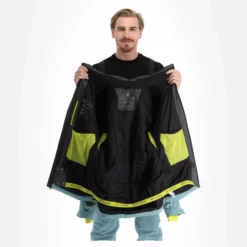 Spyder, Seventy - Eight Chaqueta De Esquí Hombres Ebony Tundra Gris -PARQUE DE ESQUI spyder seventy eight aa jas gevoerd heren ebony tundra grijs 22spyde135v3 BI 06