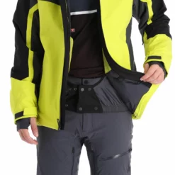 Spyder, Seventy - Eight Chaqueta De Esquí Hombres Negro -PARQUE DE ESQUI spyder seventy eight aa jas gevoerd heren zwart 22spyde135v4 BI 09