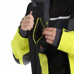 Spyder, Seventy - Eight Chaqueta De Esquí Hombres Negro -PARQUE DE ESQUI spyder seventy eight aa jas gevoerd heren zwart 22spyde135v4 BI 12