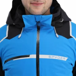 Spyder, Titan Chaqueta De Esquí Hombres Collegiate Azul -PARQUE DE ESQUI spyder titan aa jas gevoerd heren collegiate blauw 22spyde134v4 BI 14