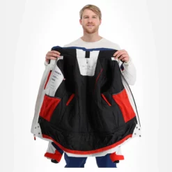 Spyder, Titan Chaqueta De Esquí Hombres Glacier Azul, Blanco -PARQUE DE ESQUI spyder titan aa jas gevoerd heren glacier blauw wit 22spyde134v2 BI 05