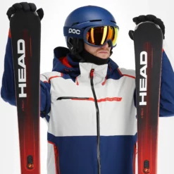 Spyder, Titan Chaqueta De Esquí Hombres Glacier Azul, Blanco -PARQUE DE ESQUI spyder titan aa jas gevoerd heren glacier blauw wit 22spyde134v2 BI 06